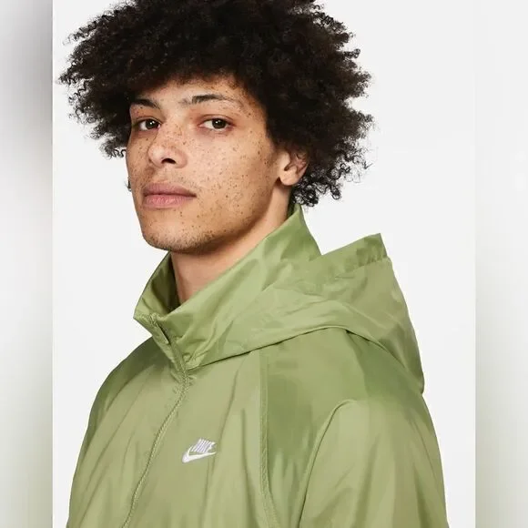 Nike Sportswear Windrunner Ulined Woven Anorak Jacket Green